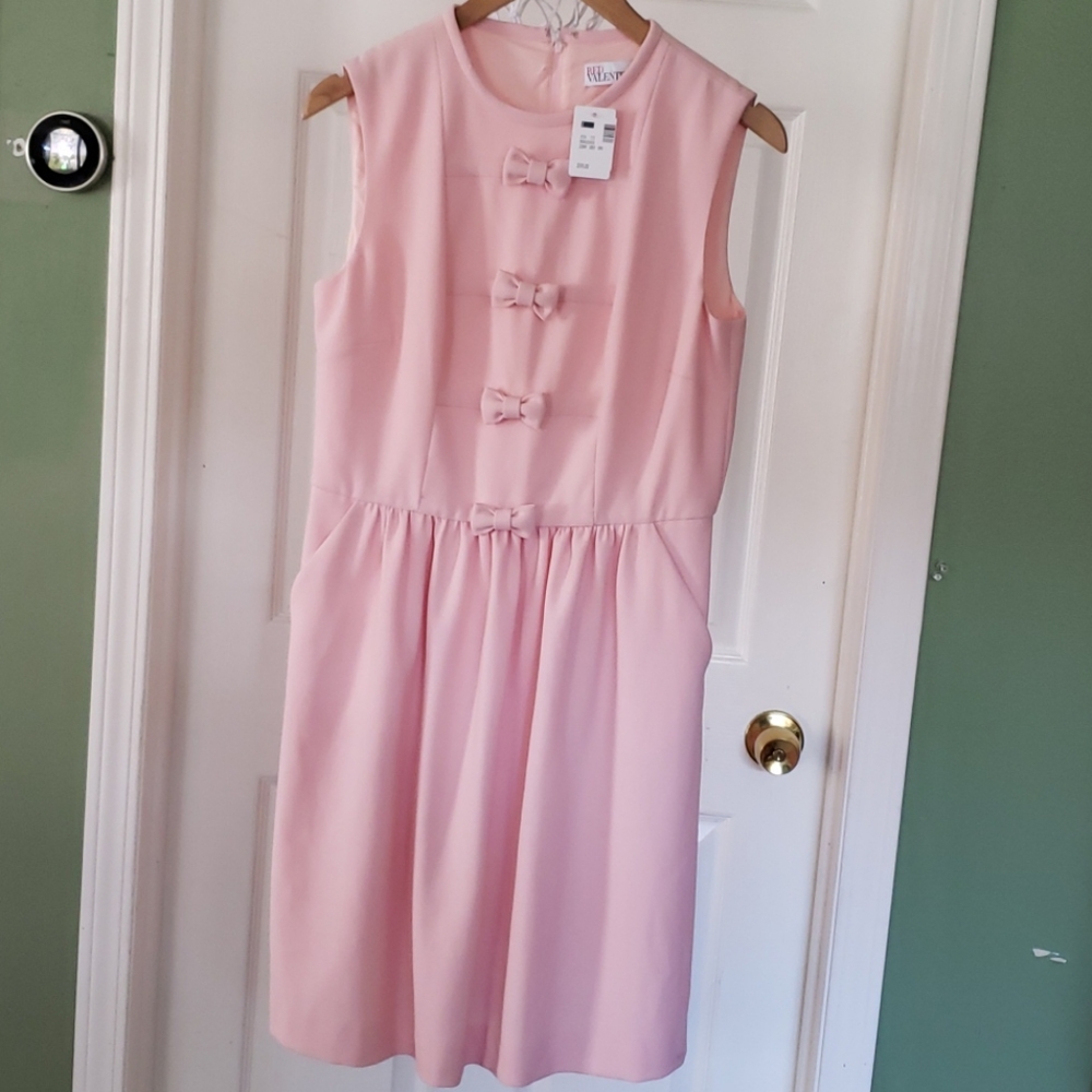 NEW Red Valentino Pink Crepe Dress 50% off Retail!